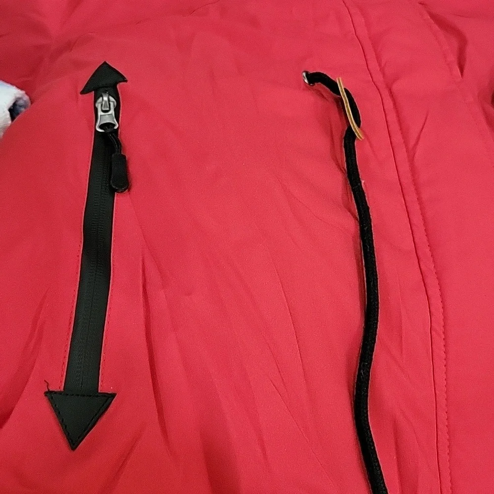 Wantdo Red Waterproof Ski Jacket Hood Winter Snow Coat Mountain Snowboard S New…